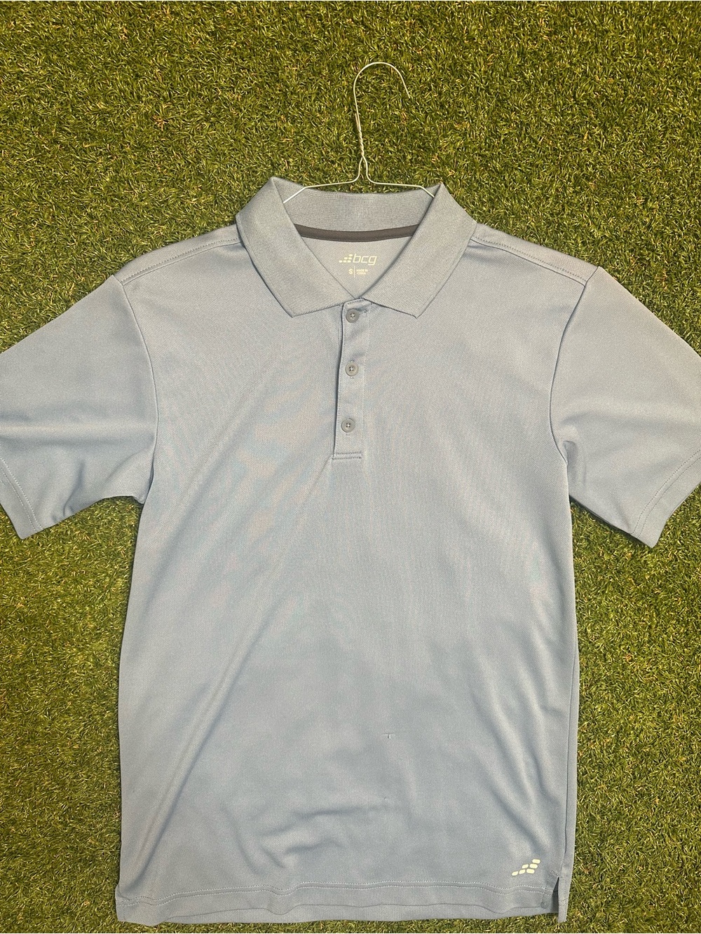 bcg Light Blue Men's Polo Shirt